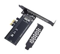 XUMIUZIY Carte Adaptateur SSD vers PCIe 1X, Convertisseur SSD 12 16 Broches pour Pro 2013 2017, avec Plug and Play, Prise en Charge des Systèmes 10 11 et