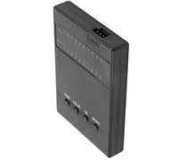 XUMIUZIY Carte de Programmation ESC RC pour Modèle de Voiture sans Balais | Paramètres programmables, options basse tension, conception compacte et légère, boîtier ABS noir, contrôle facile par bouton.