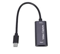 XUMIUZIY Carte de Vidéo, Entrée 4K, Sortie 1080P, Interface Multimédia HD USB de Type C avec Enregistrement en Temps Réel Plug and Play pour la Vidéoconférence de Surveillance des Jeux
