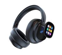 XUMIUZIY Casque de Traduction AI en Temps Réel, Casque de Traduction de 115 Langues avec écran Tactile LCD Mobile, ANC Hybride, Bluetooth 6.0, 7.1 Canaux, Lampe de Poche, Contrôle