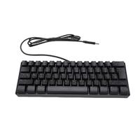XUMIUZIY Clavier de Jeu Mécanique, Touches RVB 61 Clavier D'ordinateur câblé USB avec des Touches de Contour de Touche N Touche, 25 Clés sans Conflit, 8 Types D'éclairage de Couleur