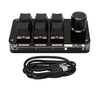 XUMIUZIY Clavier Macro Programmable, 6 Key Key Keypad avec Bouton, Prendre en Charge Hot Swappable, Plug and Play, Un Interrupteur Rouge à Main avec Port Type-C, pour PC et Ordinateur