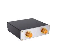 XUMIUZIY Commutateur Audio 4 Voies, Sélecteur de Son 4 Entrées 2 Sorties | Passif sans Alimentation, Châssis en Alliage D’aluminium, Jacks Plaqués or, CD/DVD/TV/PC