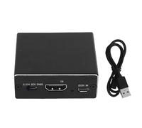 XUMIUZIY Convertisseur D'extracteur Audio HDMI 4K 30Hz, Convertisseur de Séparateur D'adaptateur D'extracteur Sonore 3,5 Mm, SPDIF Optique, Compatible avec Les Amplificateurs, Les
