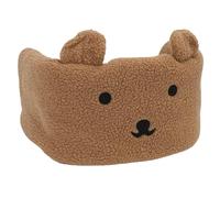 XUMIUZIY Couverture Chaude Amovible de Poussette d'animal Familier, Garde de Section Avant d'hiver pour des Animaux Familiers (Brown)