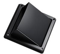 XUMIUZIY Couverture de Conduit de Sécheuse en Acier Inoxydable avec | Support mural extérieur, conduit rond de 4 pouces, moustiquaire, résistant à la rouille, kit avec vis de joint