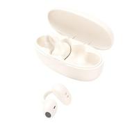 XUMIUZIY Écouteurs à Oreille Ouverte, Bluetooth 6.0 à Clipser avec Micro, Casque sans Fil à Conduction Osseuse, Suppression du Bruit AI, Autonomie de 56 Heures, étanche IPX7, pour (White)
