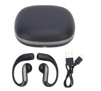 XUMIUZIY Écouteurs sans Fil, ENC Annulation d'oreille Annulation avec Microphones, Double Anti-Fuite, Son Cinématographique IMAX, Casque de Crochet d'oreille Léger pour la Vie (Black)