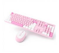 XUMIUZIY Ensemble Clavier et Souris sans Fil, Clavier sans Fil 2,4 G, Souris Ergonomique avec Mode Veille Intelligent, Plug and Play pour Ordinateur Portable PC (Type 1)