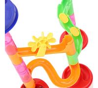 XUMIUZIY Ensemble de Jouets en Marbre de Piste Colorée pour Enfants, Bricolage Assembler des Blocs de Labyrinthe de Course, 80 Pièces/29 Pièces, Développer la capacité Pratique, adapté aux Enfants