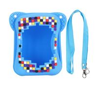 XUMIUZIY Étui en Silicone pour Animal de Compagnie Numérique Interactif Bitzee,Manchon de coloré avec Lanière pour Accessoires électroniques Virtuels Bitzee,Résistant aux Rayures (Blue)