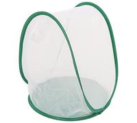 XUMIUZIY Grand à Papillons Vert en, Cage Pliable | Enclos d\'élevage d\'observation, poignée fourre-tout facile à transporter, filet respirant, fermeture à glissière,