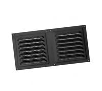 XUMIUZIY Grille de Ventilation Murale 6x12in à Persiennes et Treillis | Évent de pignon, prise extérieure de CVC, aluminium antirouille, protection contre les insectes, flux d\'air sur le toit du