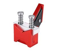 XUMIUZIY Guide de Perçage en Aluminium, Gabarit de Centrage pour Tige Ronde