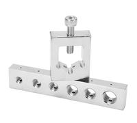 XUMIUZIY Jeu de Contre-écrous de sécurité Professionnels avec Gabarit de Perçage de Boulons Métriques pour un Perçage Précis, Construction en Acier au Carbone, adapté à la Réparation Automobile