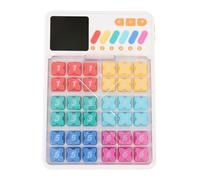 XUMIUZIY Jeu de Puzzle Sudoku électronique éducatif à Grille 4x4 3500 Niveaux, Conception Compacte ABSTaille: 20 X 14 X 4 Cm, Commentaires en Temps Réel pour Le Développement des Enfants