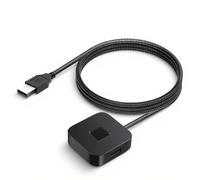 XUMIUZIY Lecteur D' Digitales USB de Bureau, Scanner D' Digitales pour PC, Tactile à 360°, Correspondance Rapide, jusqu'à 10 Digitales, Scanner Biométrique (Black)