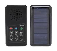 XUMIUZIY Lecteur de Bible Audio Solaire 8G, Lecture de Mémoire Intelligente, Compact et Portable, Lecteur D'écriture Portable avec Batterie Rechargeable de 500 (Français A B, Anglais KJV, 288 hymnes)