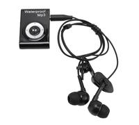 XUMIUZIY Lecteur MP3 étanche, Cote Imperméable IPX8 avec Une Mémoire Intégrée de 8 Go et Un Son sans Perte, pour la Plongée de la Plongée sur Le Surf et Les Sports de Plein Air (Black)