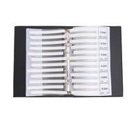 XUMIUZIY Livre D'échantillons D'inducteurs SMD 0805, 60 Types D'échantillons de Composants électroniques D'inducteurs de Puce avec Numéros de Page et Annotations de Paramètres