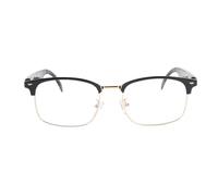 XUMIUZIY Lunettes Intelligentes AI, BT 5.3 Lunettes de Traduction avec Objectif de Blocage de Lumière Bleue, Couvrant Plus de 200 Pays, Une Batterie de 110mAh, Léger et élégant, pour Un (Gold)