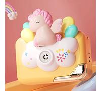 XUMIUZIY Machine à Bulles en Forme de Dessin animé pour Les Tout-Petits, Jouet pour bébé Facile à Saisir pour Un Temps de Jeu Sûr et Heureux (Yellow)