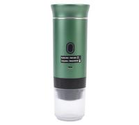 XUMIUZIY Machine à café Portative de Capsules 72W 120ML Tasse Entièrement Automatique Machine à café Moulu pour L'extérieur ABS 304 Acier Inoxydable (GREEN)