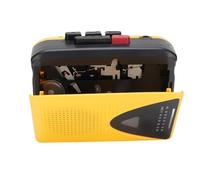 XUMIUZIY Magnétophone Portable Cassette Player, Mini Cassette Tape Player AM/FM Radio, Haut-Parleur intégré et Microphone, Prise Casque, AC/Batterie