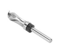 XUMIUZIY Mèche de Routeur à Compression Extra Longue, Tige de 1/4 Pouces, Garniture Affleurante à Roulement Supérieur avec Spirale de Diamètre de Coupe de 1/2 Pouces pour le Travail du Bois CNC