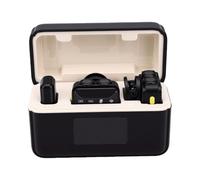 XUMIUZIY Microphone Lavalier sans Fil, Double Micro à Pince Magnétique | Son 48 KHz 24 Bits, Portée de 66 Pieds, Micro à Pince Magnétique, Double Micro, 3 Modes Intelligents, pour L'enregistrement
