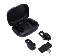 XUMIUZIY Microphone Lavalier sans Fil, Mini Micro Magnétique Antibruit AI pour Enregistrement Vidéo en Direct Podcast Vlogging, Rapport Signal/Bruit de 80 DB