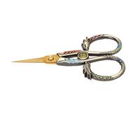 XUMIUZIY Mini Ciseaux Artisanaux en Acier Inoxydable avec Motif Dragon Phoenix pour une Coupe Précise dans le Quilting et les Sachets de thé, 1 Paire