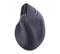 XUMIUZIY Mode sans Fil Vertical Ergonomique, Mode Bluetooth et 2,4g, 4 DPI 800/1200/1600/2400 Réglable, Clics Silencieux, avec Affichage LED et Récepteur USB, pour Ordinateur Portable USB