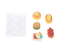XUMIUZIY Modèle de Plateau à Pain Réaliste Miniature à L'échelle 1:12 avec Un Savoir-Faire Complexe, Intégration Transparente dans des Meubles Miniatures, Cadeau attentionné pour Les Collectionneurs