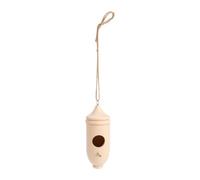 XUMIUZIY Nichoir en Bois pour avec Perchoir Pratique (Beech Wood) | Bois de hêtre durable, conception artisanale, option de suspension polyvalente, nichoir pour petits oiseaux