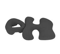 XUMIUZIY Oreiller Face vers Le Bas en Mousse à Mémoire de Forme, Coussin de Massage Sujet avec Support de Poitrine, Housse Amovible et Lavable (Gris foncé)