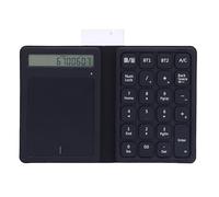 XUMIUZIY Pavé Numérique Bluetooth 23 Touches, 3 en 1, Pliable, Ultra-Fin, sans Fil, avec pavé Tactile et Calculatrice, étui en Cuir PU, Chargement de Type C pour Tablette et Ordinateur