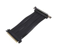 XUMIUZIY PCIe 5.0 X16 GPU Riser Cable, Compatible avec PCIe 4.0/3.0/2.0/1.0, RTX4090 RX8900, Bouchon et Jeu de Montage Vertical, Blindage de Signal 128 Go pour Le Refroidissement