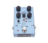 XUMIUZIY Pédale Multi-effets pour Guitare électrique, Retard de Chorus de Réverbération Looper 40 S avec Accordeur intégré