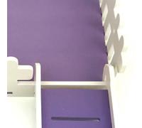 XUMIUZIY Plate-Forme de Hamster Lavable, Facile à Installer, Plate-Forme Coulissante en PVC pour Maison de Hamster, pour Ours Dorés Nains, Planeurs à Sucre (Fond Violet)