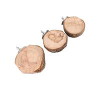 XUMIUZIY Plate-Forme de Perchoir à Oiseaux en Bois |Support Rond Naturel pour Perchoir en Cage à Perroquets