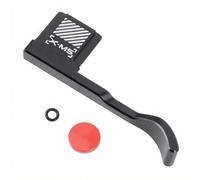 XUMIUZIY Poignée de Pouce de la Caméra, en Alliage D'aluminium Métal Thumb Up Rest Grip avec Obturateur de Libération Bouton Poussoir et Hot Shoe Cover, pour X M5 Caméra