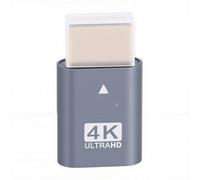 XUMIUZIY Prise Factice D'interface Multimédia Haute Définition, Prise Factice 4K HDR, Adaptateur D'affichage sans Tête D'émulateur EDID pour L'extraction de Crypto-Monnaie