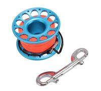 XUMIUZIY Rouleau de Fingel, Rouleau de Plongée en Aluminium d'aviation Légère avec des Crochets Doubles pour l'extérieur (Blue)