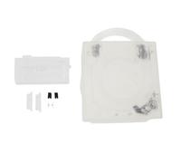 XUMIUZIY Shell de Remplacement pour la Console de Jeu NGC GC, étui ABS ABSHofroof avec des Ports et Boutons Précis, Compatible avec le Modèle DOL 001 et DOL 101 (Blanc transparent)