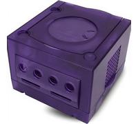 XUMIUZIY Shell de Remplacement pour la Console de Jeu NGC GC, étui ABS ABSHofroof avec des Ports et Boutons Précis, Compatible avec le Modèle DOL 001 et DOL 101 (Violet translucide)