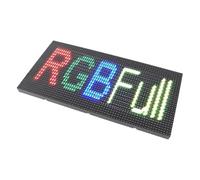 XUMIUZIY Signe Polychrome de P10 LED, Affichage Imperméable de Défilement 320x160mm pour des Cafés de Salons de Vitrines