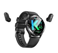 XUMIUZIY Smart Watch avec écouteurs, 2 sur 1 Bluetooth Smartwatch, 1,39 "écran IPS HD, IP67 IP67 Fitness Smart Watch pour Hommes
