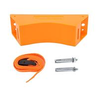 XUMIUZIY Support de Montage Mural pour Cylindre |Support de Réservoir d'hélium avec Sangle de sécurité pour Bouteille de Gaz (ORANGE)