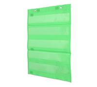 XUMIUZIY Tableau de Poche avec Calendrier Magnétique, 5 Rangées, Poches Transparentes pour Aide Visuelle en Classe pour Enfants, pour L'apprentissage à Domicile, Matériau en Polyester PVC (GREEN)